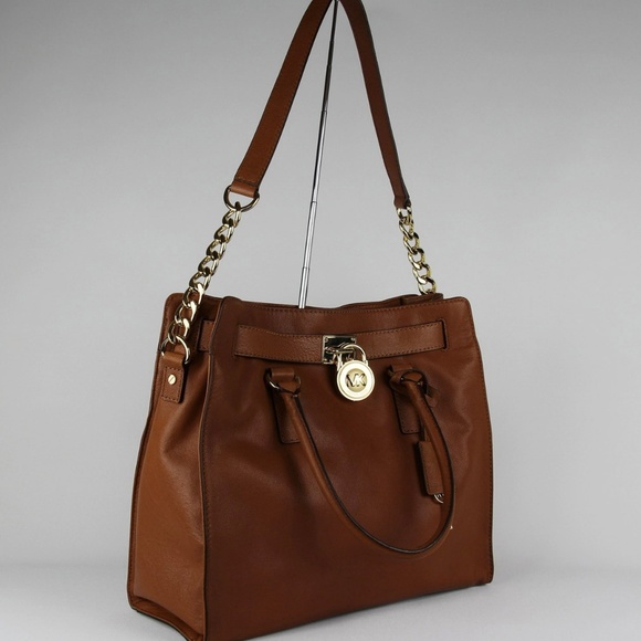 Michael Kors Women's Large Hamilton Chain Leather